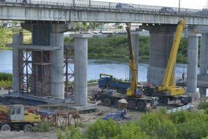 Мост через реку Охта